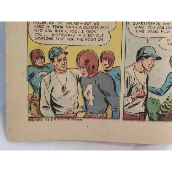 50s BF Goodrich Advertising Promotion Comic Book Johnson Makes The Team Vintage - Picture 6 of 10